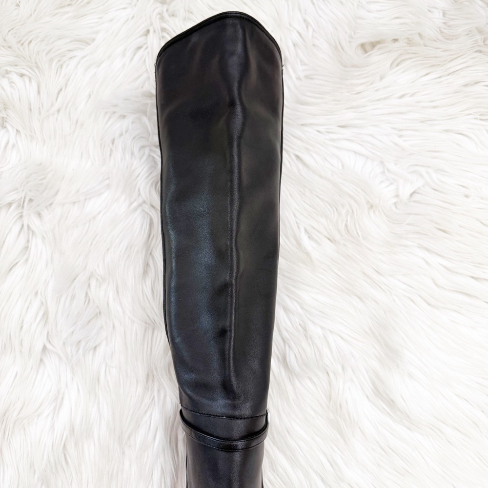 Reiss Caitlin Leather Knee High Boots 7 - Picture 11 of 16